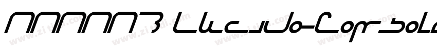 AAAAAB LucidaConsole字体转换